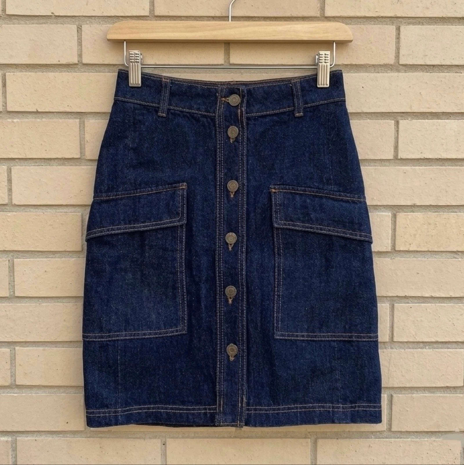 Blauwe jeansminirok – photo 2